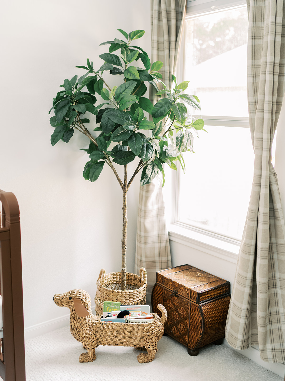 nursery details from in-home lifestyle session in Austin, TX