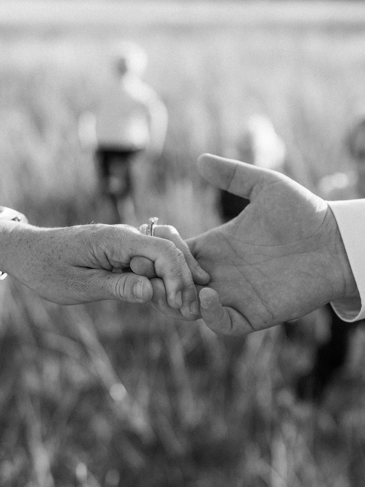 parents holding hands 